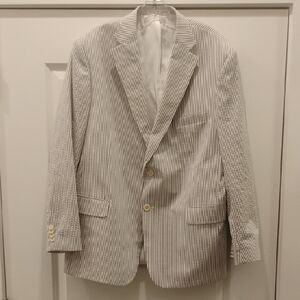 Hardwick Seersucker Blazer NWT 46R